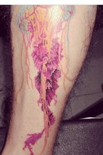 Jellyfish tattoo made with Radiant ink