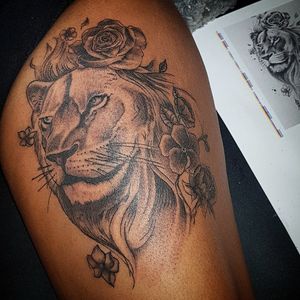 Lion tattooMy work