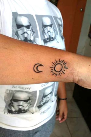 #sun #moon #tattoo 