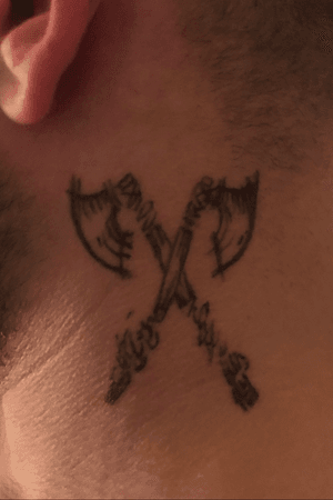 .#axe #tattooart #tattooartist #ink #viking 