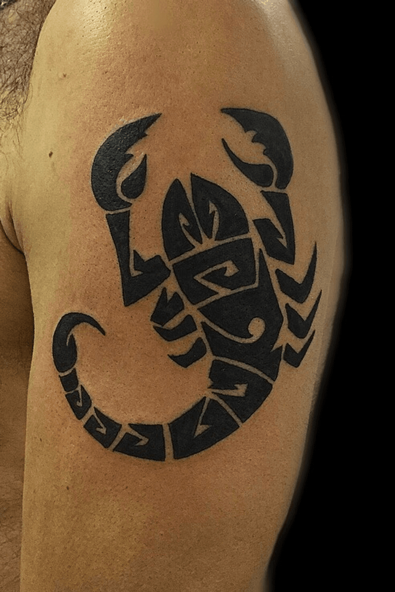 Tattoo uploaded by bcvicentes • Escorpião maori ️ Mais informações e ...