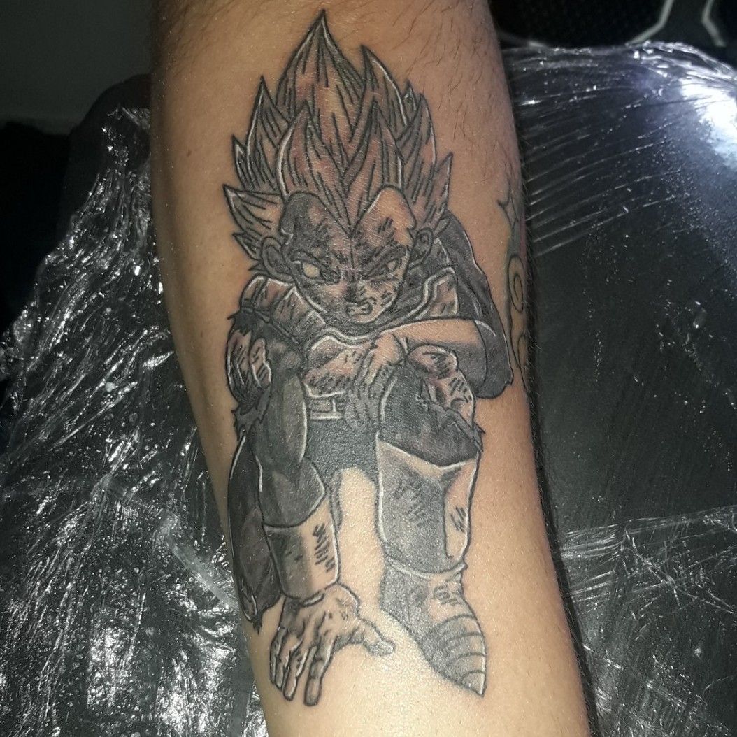 Tattoo uploaded by s i g m a • #dragonballz #dragonball #kakarot #vegeta •  Tattoodo