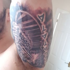 Gap filled and half sleeve complete!