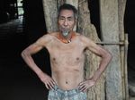Ngòm Pok, a Lainong Naga elder of Lahe village. MYANMAR. Photo: © Lars Krutak 2014. #LarsKrutak #tattoohistory #tattooculture #tattooanthropologist