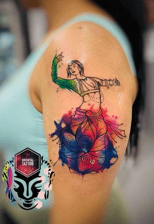 #watercolortattoo #colour #tattooartist #orientaltattooeugeniodammiano 