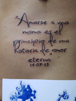 Frase 🗡🗡@rafa.blueinktattoo en Instagram #blueinktattoo #blueinktattoooficial #tatuajes #tattoo #ink #inktattoo #eternalink #dinamicink #tatuajespuebla #rotarymachine #ezrevolution #ezcatridges #ezcartuchos #applof #secondskin #eztattooing #tatuadorespoblanos #frases #oscarwilde#letering #letras #letrastatuaje blue ink tattooRafael González 🇲🇽citas y cotizaciones whats app 2225480847inbox página Facebook https://www.facebook.com/blueinktattoooficial/n