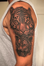 Tiger tattoo done. 