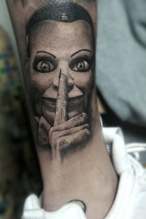 "Beware the stare of Mary ShawShe had no children, only dollsand if you see her in your dreamsMake sure you never ever scream… "Dead Silence Tattoo#Joaoramos_tattoo on instagram From Porto, Portugal