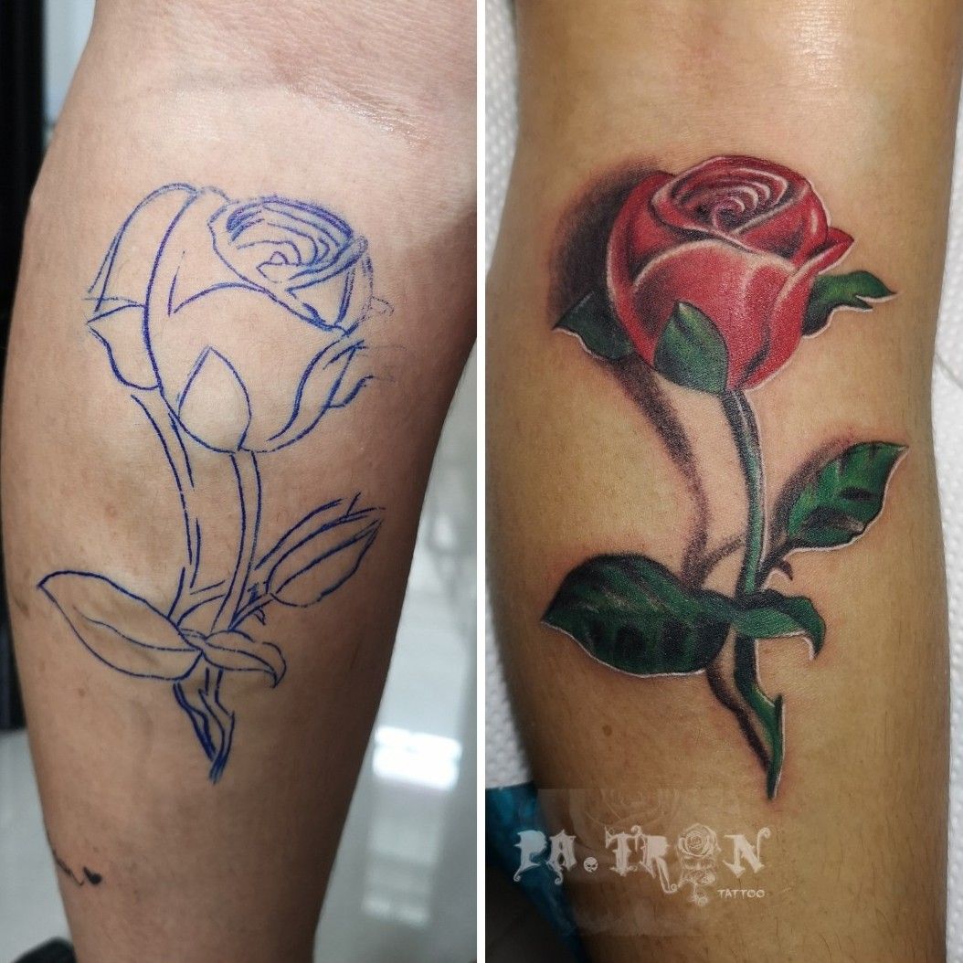 Nicolekaye Custom Tattoo  Design  Soft  gentle Varicose veins cover up  that wraps around the front I am so happy to help my client on her journey  to gaining the