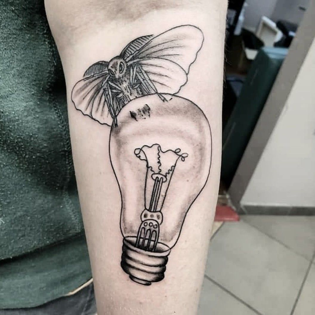 Like a moth to a flame  Tattoo inspiration Deathly hallows tattoo  Triangle tattoo