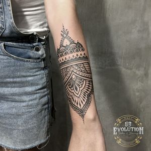 Ornamental tattoo was done by our artist. . . Get your tattoo or piercing only at 69 Evolution Tattoo & Piercing. Info and booking appointment by Whatsapp or email .