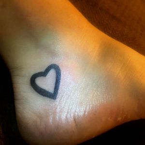 Simple heart tattoo for a client that wanted simple. She was pleased and loves it!