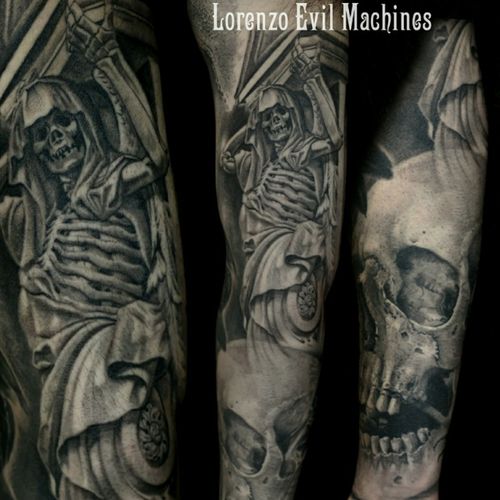 #realistictattoo by Lorenzo EVIL MACHINES Roma  Www.evilmachinestattoo.com  👉Il tatuaggio realistico a Roma 👈 