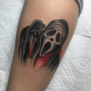 Scream tattoo from halloween GWYG
