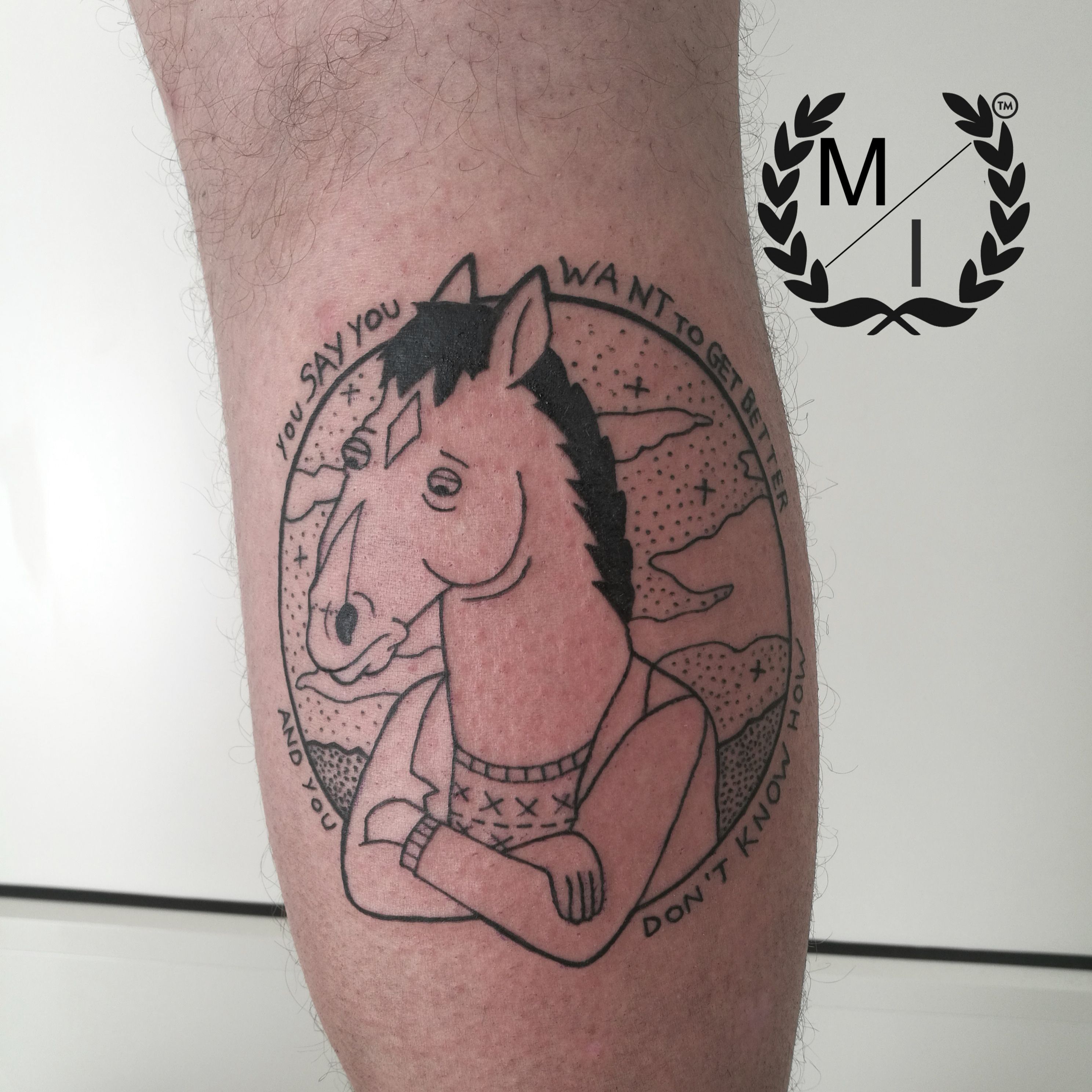 My new BoJack Horseman tattoo  rBoJackHorseman
