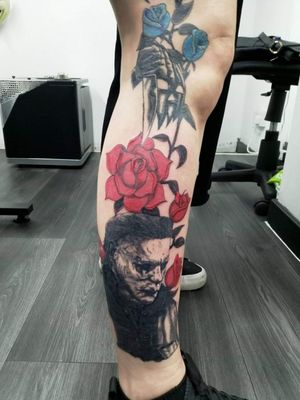 Michel Myers leg project with coverups 