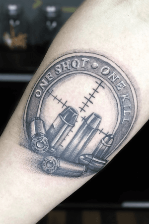 Tattoo uploaded by Greenfield Tattoo Studio • Bullet #blackandgrey  #blackwork #inspirationtattoo #pretoecinza #tattoo #tattooblackandgrey  #tatuagem #tatuagemexclusiva #projetosexclusivos #tattoobullet • Tattoodo
