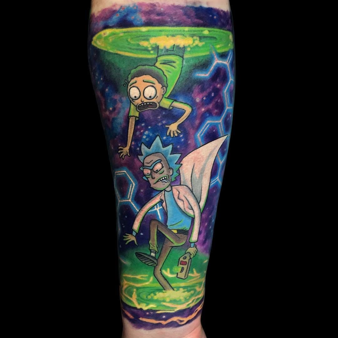 32 Rick and Morty tattoos ideas  rick and morty tattoo rick and morty  morty