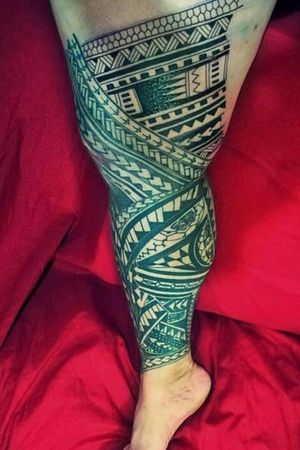 #polynesiantattoo  #tattoosbykidd #fulllegtattoos 