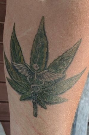 Medical cannabis tattoo