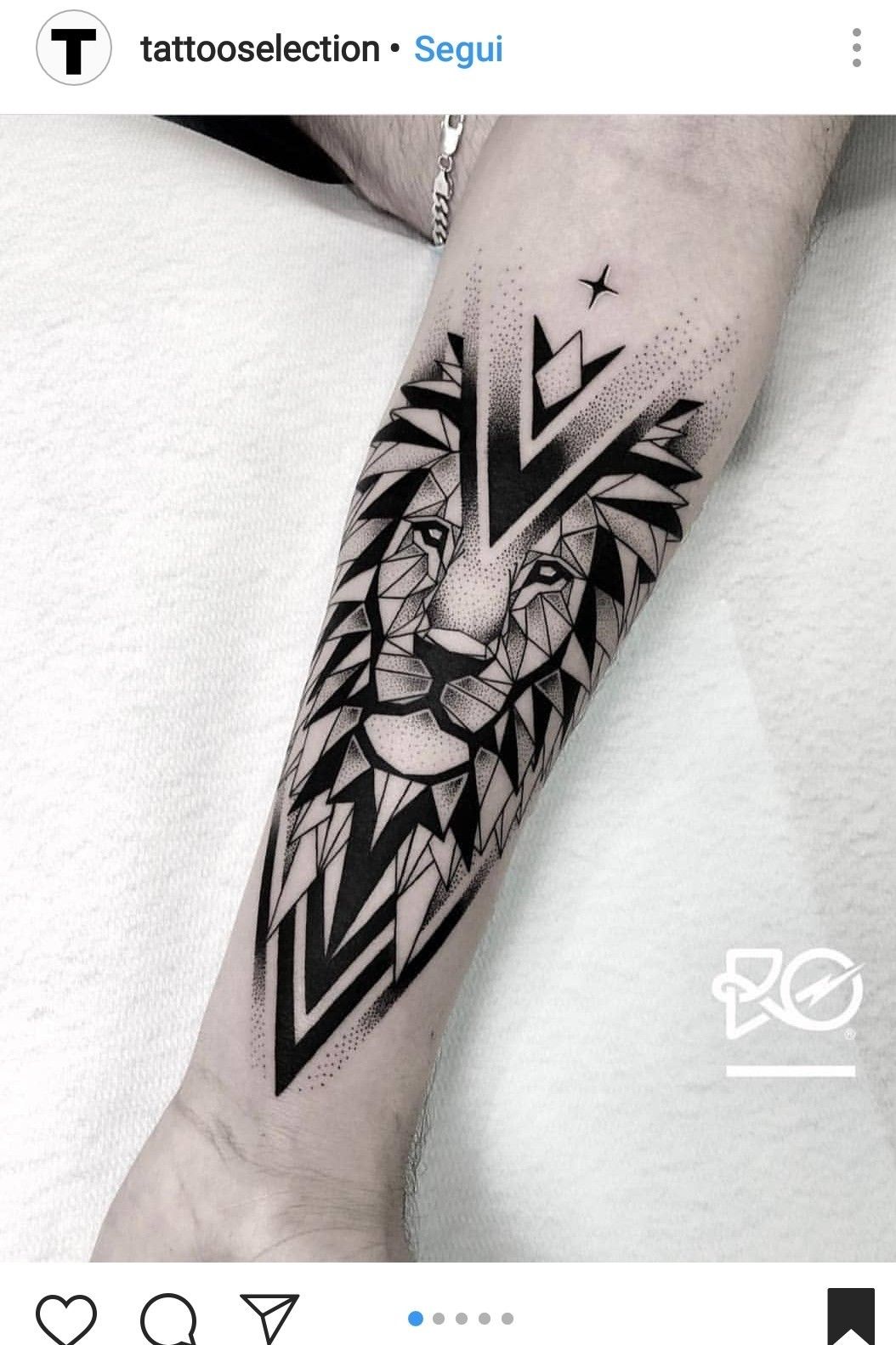 Lion Head Tattoo | Realistic Temporary Tattoo – TattooIcon