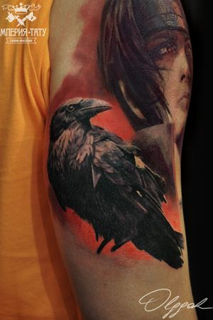 27+ Crow With Sharingan Tattoo