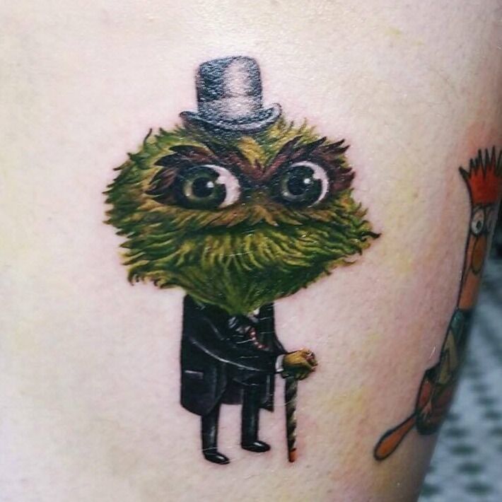 Sesame Street Tattoos for the Shows 50th Birthday  Tattoo Ideas Artists  and Models