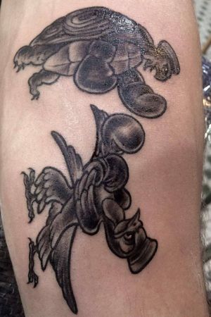 Sailors Turtle&Swallow Tattoo