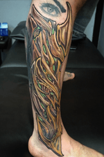 Custom 1 session biomech leg sleeve by Kevin Farrand 