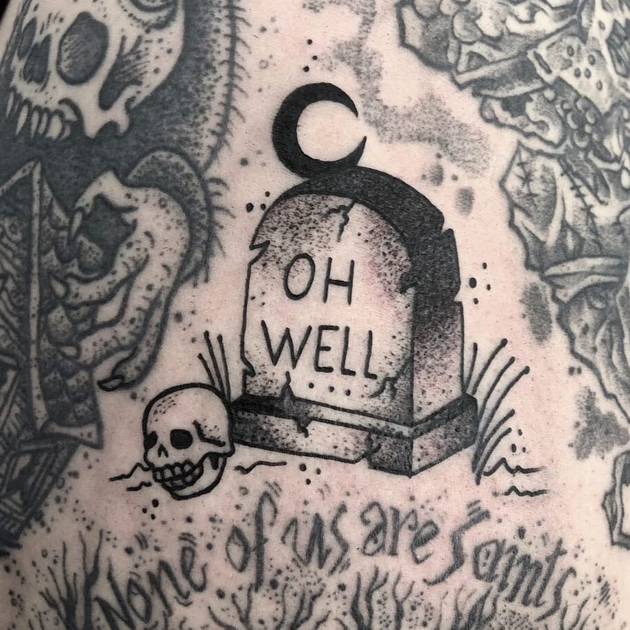 Top 96 about cemetery tattoo designs super hot  indaotaonec