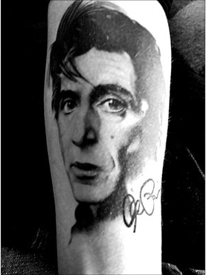 Al Pacino with autograph