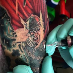 "I choose to run towards my problems, and not away from them. Because's that– because's that what heroes do."Thorwww.ettore-bechis.com tattoo shop in Miami Beach #Wip done with tubes and needles by @kingpintattoosupply #slotlockcartridges @harley_to_good #marvel #Thor #theavengers #comics #tattoo #tattoos #inked #girlswithtattoos #tattooed #instatattoo #tattooart #tattooedgirls #besttattoo #thebesttattooartists #ink #instafashion #womantattoo #tattoolive #lovetattoo #beautifultattoo #lovetattoo #ideatattoo #perfecttattoo #woman #body #Miamibeach #tattoostudio #tattooartist 