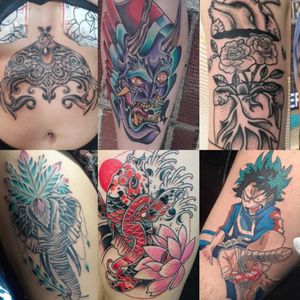 I love to tattoo traditional, nontraditional, dotwork, animal, and Anime tattoos I currently work at Con Safos in San Antonio Texas at 1524 Pleasanton Rd. 