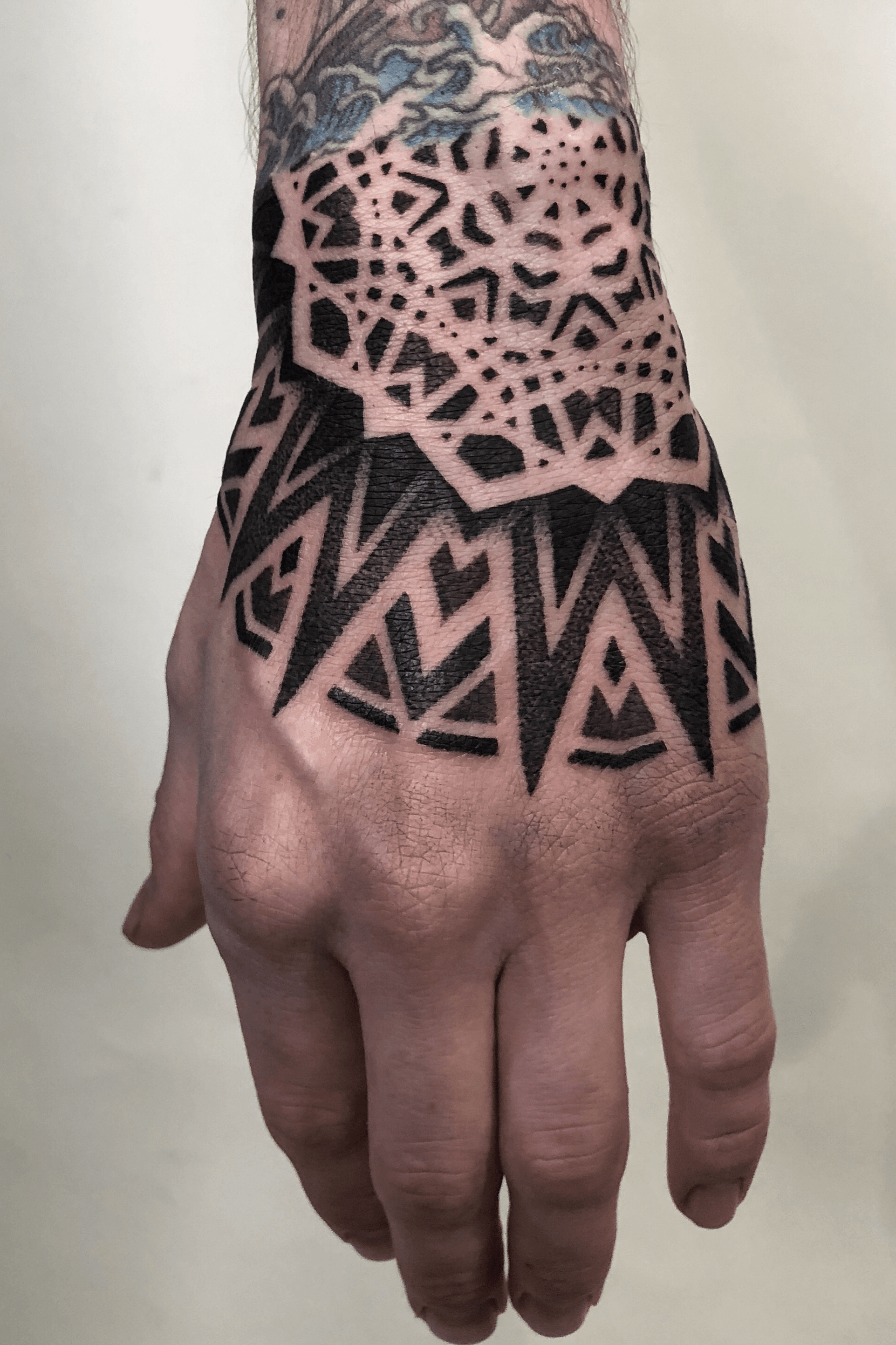 Blackwork by Gara  iNKPPL  Japanese hand tattoos Skull hand tattoo Hand  tattoos for guys