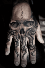 cthulhu hand tattoo 👁👁