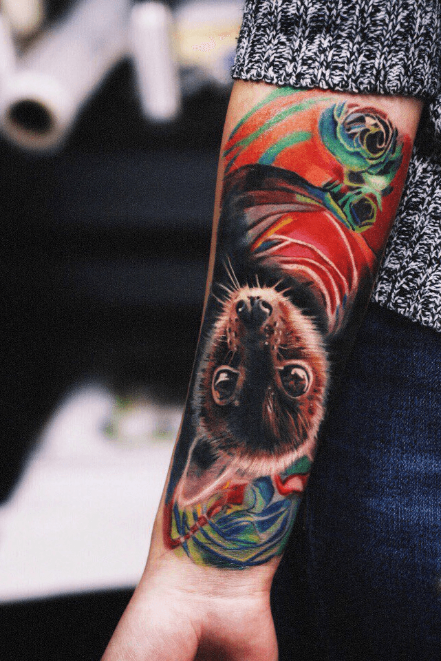 Modern Odyssey Tattoo  Flying fox by Skip  Facebook