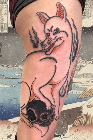 Kitsune #italianjapanesetattoo #top_class_tattooing #japanart #topttattooing #topclasstattoing #bright_and_bold #americanatattoos #italian_traditional_tattoo #friendship #realtraditional #inked #oriemtaltattoo #tattoo #tattooes #tattooitaly #convention #tattoolife #tattoolifemagazine #inkart #tattooartistmagazine #bologna #tattoobologna #bolognatattoo #horrorvacuitattoo #tatuaggibologna #tttism #japanesetattoo 