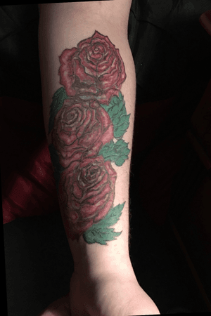 Its a cover up, can you see the one before? Its also only my second piece, one night. Its not the way i wanted it but for her she loves it just like it is. Open to friendly comments and words if wisdom? Im just trying get there! The profession is an obsession and I just want to be the artist that i know i can be!!
