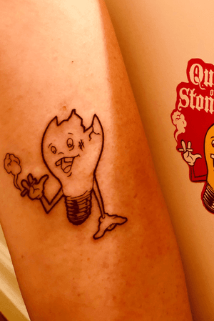 Queen of the stone age (from Era vulgaris album) black and white - on the arm