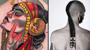 Tattoo on the left by Lorena Morato and tattoo on the right by Helen Hitori #HelenHitori #LorenaMorato #favoritetattoos #favorite #besttattoos #best #toptattoos