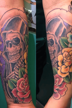 Comor tattoo dia la santa muerte 