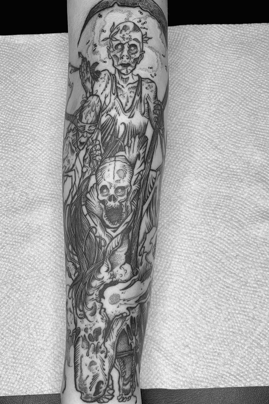 Boris Four Horsemen by Terry Mayo TattooNOW