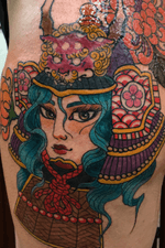 Samurai girl head . . . . . #japanesetattoo #tattoo #irezumi #tattoos #japanese #art #ink #japan #inked #traditionaltattoo #orientaltattoo #blackwork #tattooart #tattooartist #tattooed #drawing #wabori #colortattoo #dragontattoo #tattoolife #flowertattoo #irezumicollective #neotraditionaltattoo #follow #tattoosleeve #tattoodesign #asiantattoo #japaneseart