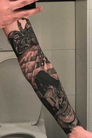 My sleeve drew it myself in progress for a year now.