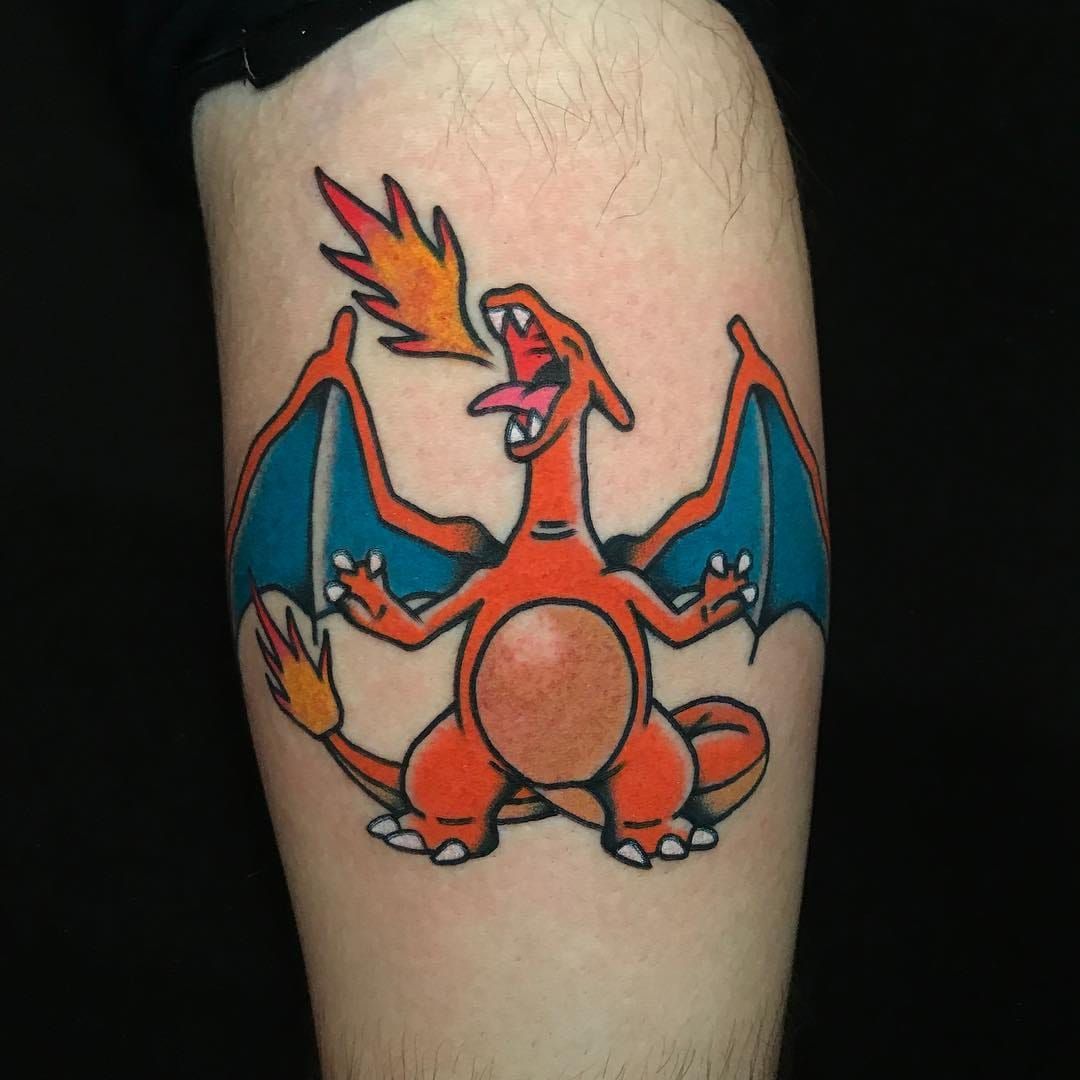 Captain Dangerous on Twitter Just a wee bit angy But its finished  Thank you FALbrittany  you da best pokemon tattoos  httpstcoMAP1IZ5Hcr  Twitter