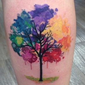 #watercolor #tree 