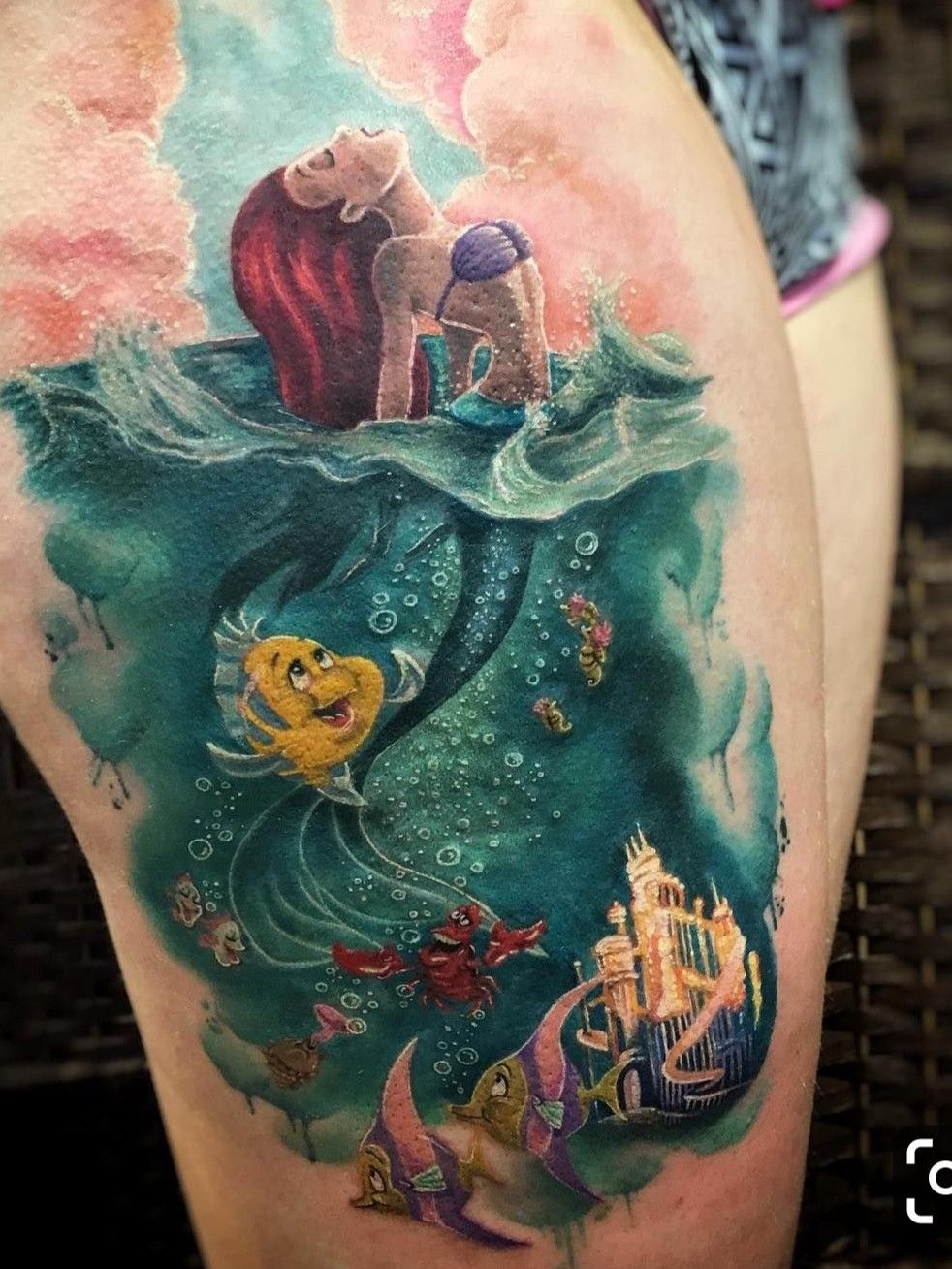 Tattoo uploaded by Lisa_bar897 • #littlemermaid #Disney #Ariel • Tattoodo
