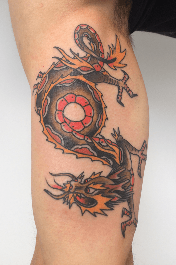 Tattoo from skull of ages