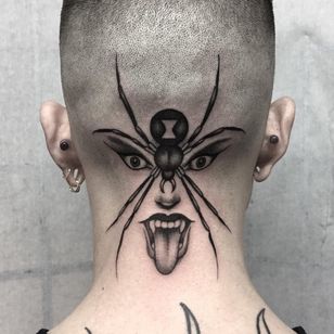 Tatuaje de Adam Vu Noir #AdamVuNoir #AdamVu #blackandgrey #illustrative #fineline #detailed