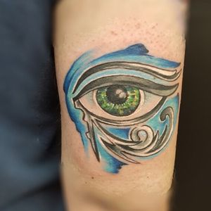 Light watercolor eye of horus / third eye